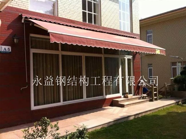 曲臂遮陽篷 大型推拉雨蓬移動倉庫帳蓬 東莞廠家定制戶外工地伸縮折疊活動遮陽棚